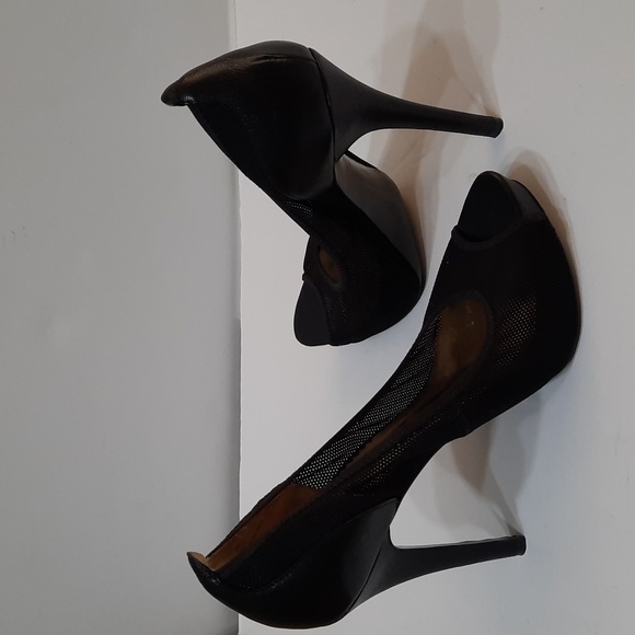 REPORT SIGNATURE BLACK JUNO NET PLATFORM HEELS SZ 8.5. - Picture 5 of 14